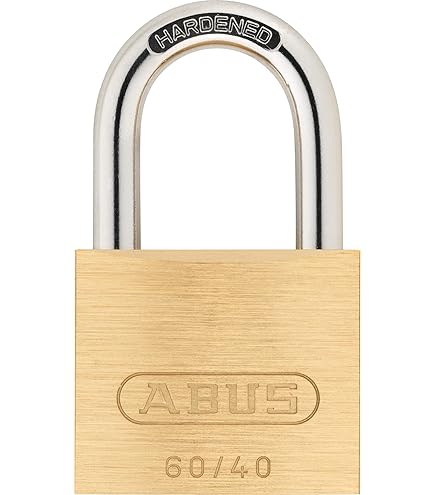 ABUS 35114 65/20 – Set 2 Lucchetti In Ottone Massiccio Da 20 Mm – Arco In Acciaio Nano Protect, Per Porte, Armadietti