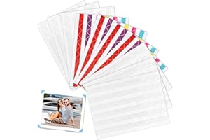 TRAUMARKEU Angoli Adesivi per Foto,Angoli Autoadesivi per Foto, Angoli Adesivo per Album Fotografici, Album di Ritagli, Diari, Parete Fotografica，3060 Angoli Ddesivi Fai da Te (Trasparente, Colorati)