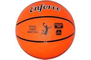 Optimum Street Basketball - Durable Korean Rubber with All-Weather Grip for Versatile Indoor/Outdoor Play - Sizes 7 & Mini for All Ages - Orange, Mini
