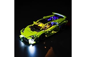 BRICKBLING Kit di illuminazione per Lego 42161 Lamborghini Huracán Tecnica (Nessun modello) Kit di illuminazione Led Compatibile con Lego Lamborghini Huracán Tecnica per adulti e bambini
