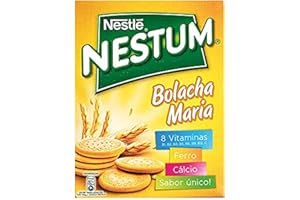 Płatki zbożowe z ciasteczkami Maria, NESTLÉ, kraj pochodzenia Portugalia, pudełko 250 g - Flocos de Cereais NESTUM Bolacha Maria 250 g