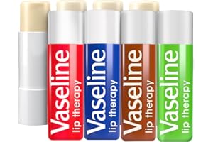 ‎VASELINE Vaseline Lip Therapy | Feuchtigkeitsspendender Lippenpflegestift 4er Set| Rosy, Original, Cocoa Butter und Aloe Vera (Lippenpflegestift 4er Set)