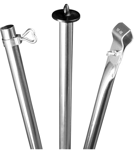Piper Dachauflagestange gebogen Stahl 22 mm 110-160 cm Sport & Freizeit