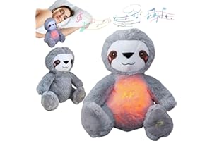 JULI Anxiety Relief Koala, Breathing Teddy Anxiety Bear with Calming Music, Lights, Sleeping Otter Plush, Soothing Sloth for Adults & Kids, Stress Relief Stuffed Animal (3-Level Adjustable Volume)