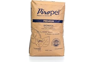 BIOOLIVERY LABS PiroPel® HP15 Hueso de Aceituna Limpio y Seco - Energía Renovable con DO - Saco 15 Kg Premium A1 - Especial Calefacción en Calderas y Estufas de Policombustible.