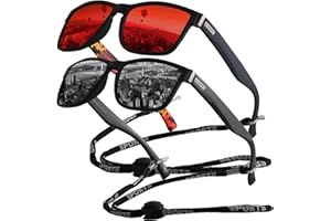 yoofun Polarized Sunglasses for Men Cycling Driving Fishing 100% UV Protection