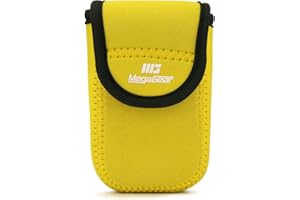 MegaGear MG1859 - Custodia ultra leggera in neoprene, compatibile con Canon PowerShot SX620 HS, IXUS 175, IXUS 185, IXUS 180, IXUS 285 HS, Ixus 190, SX610 HS, giallo