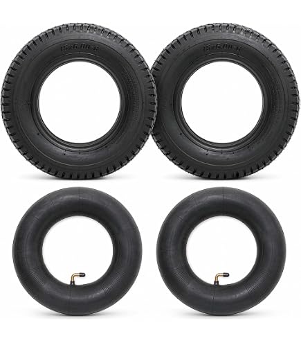 2 x Luftschlauch 18x6.50-8 Schlauch f. Rasenmäher Aufsitzmäher TR13,Brixtube
