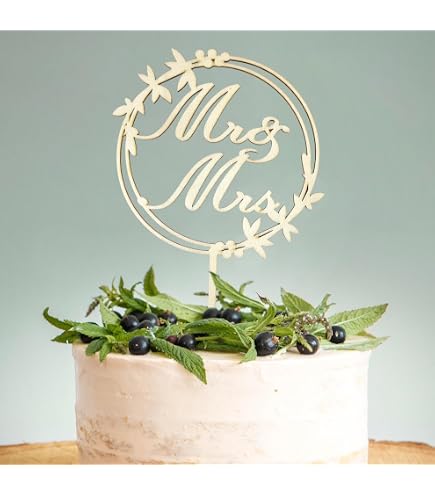 Decorazioni Per Matrimonio Just Married - Kit Completo Con Striscioni, Topper Per Torta In Legno, Palloncini A Cuore E Mr & Mrs - 2