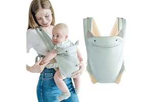 SERAPHY Porte Bébé 4 en 1 Facile à Enfiler, Porte Enfants Ergonomique Physiologique, Coton Léger et Respirant, Taille Réglable, Charge Maximale 15KG, Idéal pour les Nourrissons de 4-36 Mois(Blu)
