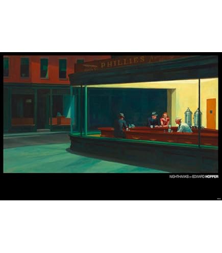 Edward Hopper
ハードカバー Nighthawks autorstwa Edwarda Hoppera sztuka z połowy