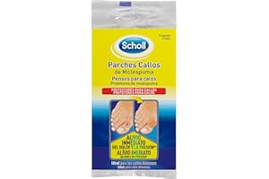 DR. SCHOLL'S Scholl Parches Callos de Molespuma, Negro, Estándar, 9 Unidades