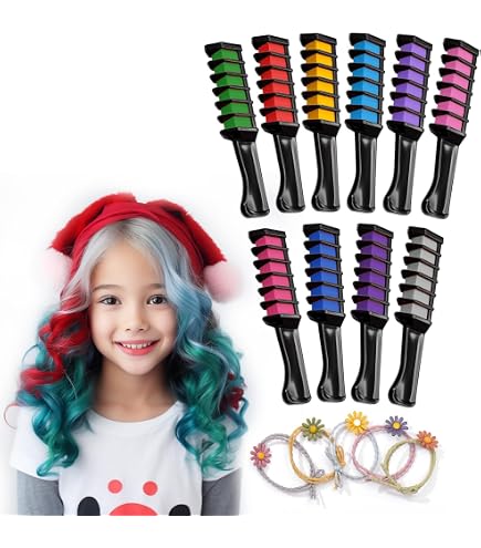 Philoctes Kit Bedazzler Cheveux - Tresseuse Automatique + 60 Gemmes Colorées, Outil Coiffure DIY Enfant Fille
