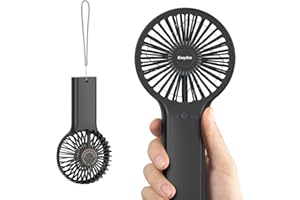 EasyAcc przenośny wentylator USB ręczny wentylator 5-23 godziny cichy mini składany wentylator kieszonkowy osobisty, podróże, biuro, kamping, 3 prędkości
