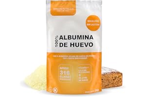 SERMAND Clara de Huevo en Polvo | Claras de Huevo en Polvo | Albúmina de Huevo | Sin Aditivos | Productos Sin Lactosa | Bolsa Zip (1 KG)