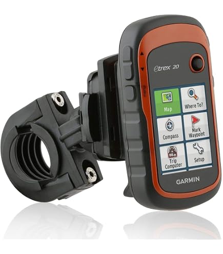 Support Guidon MagiDeal Pour GPS Garmin ETrex/Dakota - Fixation Vélo Avec Attaches