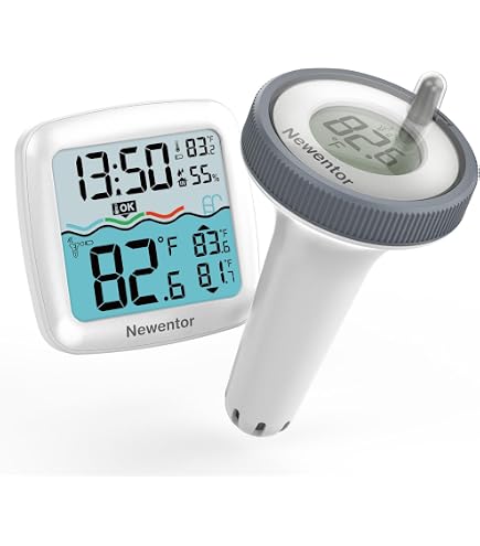 Produktbild von Schwimmendes Solar-Digital-Thermometer Für Pool – Präzise Temperaturanzeige