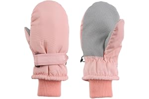 MniJiza Toddler Winter Gloves Kids Fleece Lined Snow Glove Baby Boys Girls Ski Mittens Outdoor