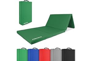 ‎MSPORTS MSPORTS Turnmatte Premium klappbare Weichbodenmatte 190 x 80 x 5 cm Gymnastikmatte faltbare Sportmatte für zuhause Kinder faltbar