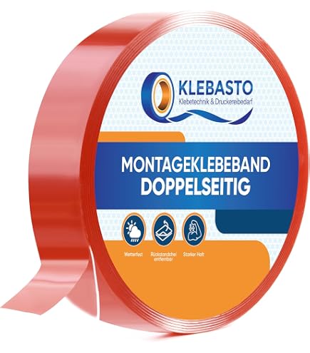 3M doppelseitiges Klebeband Original GPT KFZ Transparent Universal