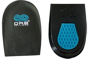 OR8 Wellness Plantar Fasciitis Achilles Tendonitis Gel Heel Shock Pad Insert. Supports Heel. Shock Absorbing Insole Comfort Cushion. (Large 7-11)