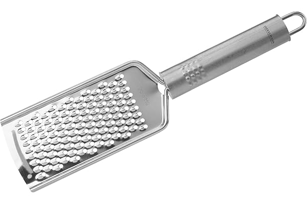 Fackelmann rivjärn ostrivare, ostrivare, zester av rostfritt stål (färg: silver), kvantitet: 1 st