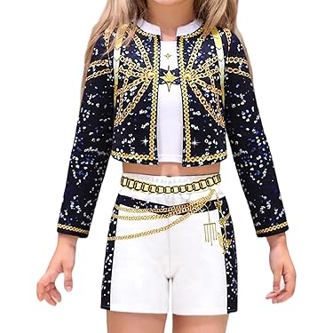 Costume Cosplay Anime Chasseurs Pour Fille - Veste, Shorts Et Perruque Inclus - Pour Halloween, Carnaval, Fêtes Déguisées