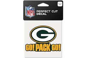 Wincraft NFL Perfect Cut 10x10cm Aufkleber Green Bay Packers Slogan