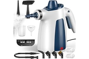 ASSCA Hand Held Steam Cleaner, Portable Steam Cleaners, Steam Cleaner Handheld, Comes with 12-Piece Accessories for Multi-Surface Stain Removal, Perfect for Stain Removal, Car, Sofa, Floor, Bathroom, Window