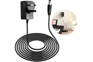 YUIO 12V Power Adapter for Yamaha Keyboard, DC/AC 12V 2A Power Supply Charger for PSR DGX YPG YPT DD, EZ, P Series Electronic Piano, 2m Cable