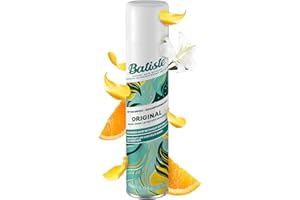 Batiste Dry Shampoo Original 200ml, Fresh & Clean Fragrance, No Rinse Spray to Refresh Hair in Between Washes