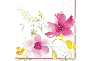 IHR Ideal Home Range 20-Count 3-Ply Paper Lunch Napkins, Villeroy and Boch Mariefleur