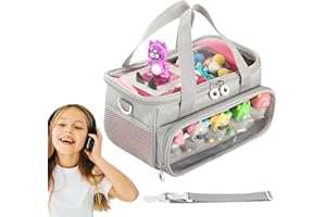 Nbbwwu Étui de transport pour Toniebox Starters, étui de transport transparent pour Toniebox Starters Set et accessoires Toni-es Case Sac de rangement de voyage en feutre avec poignée, sac de