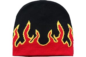 Nucelit 2000-tals hatt flamma mössor stickade varma skallar skalle kepsar flamma mössor