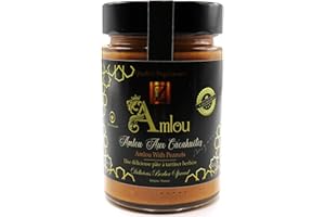 ZAYTI Amlou aux cacahuète grillées, une Pâte à tartiner Marocaine 100% naturelle, à huile d'argan & au miel d'oranger.400g