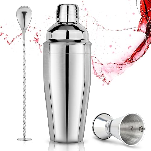 Cocktailshaker-Set 750 ml mit Messbecher