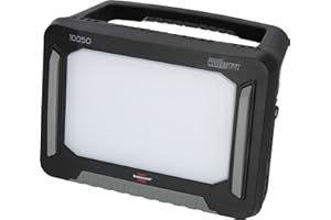 Brennenstuhl Professional Multi Battery LED Hybrydowa Reflektor budowlany 10050 MH (100W, 12500lm, IP55, kompatybilne z akumulatorami 18V od 10 różnych producentów, 5m kabel RN, bez akumulatora)