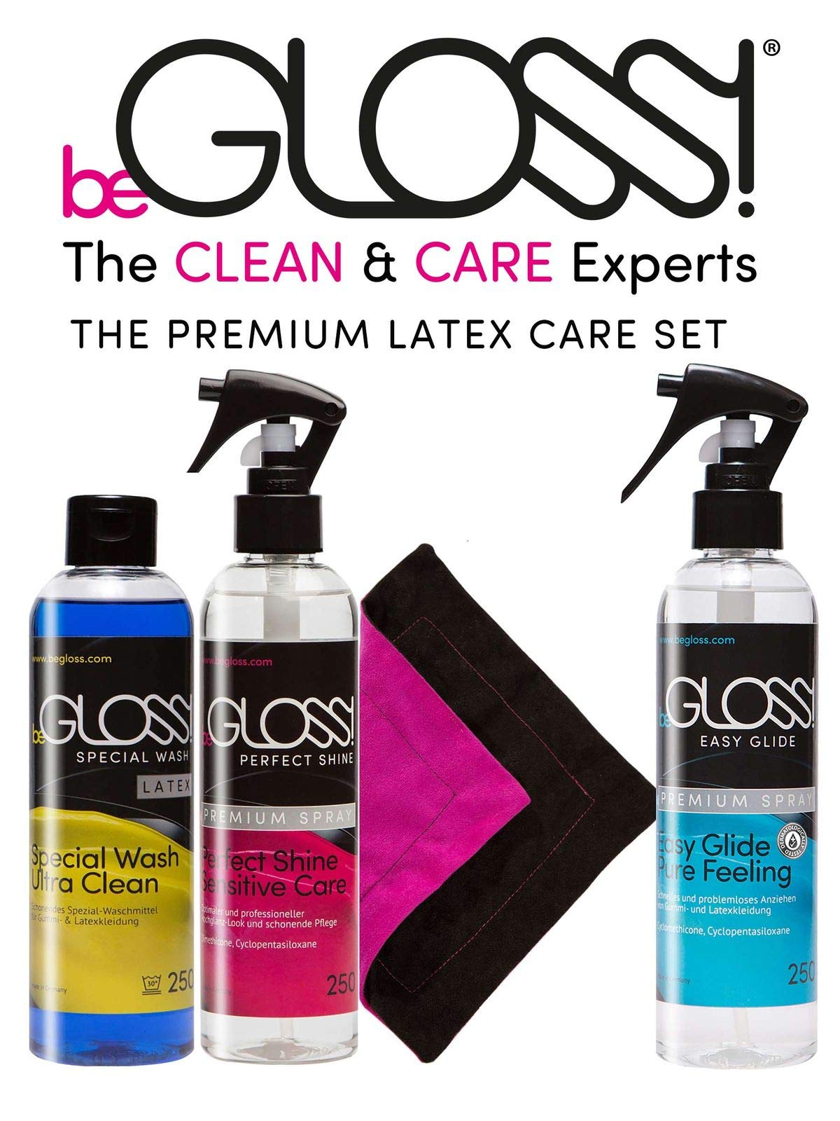 Latex Pflege PREMIUM SET Latexpolitur Perfect SHINE SPRAY Special