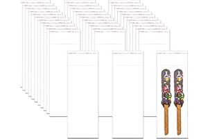 LUCYSTUDIO Bolsas de Celofán Adhesivo Transparente 8x20cm 100pcs Bolsas Sellada Largo Bolsas de OPP Plástico con Banda Autodhesiva 50µm para Joyas Artesanía Velas Decoración Fiesta(5 Tamaños a Elegir)