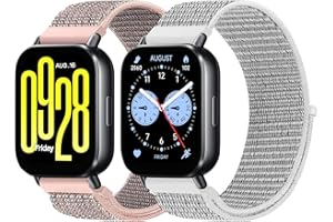 TumCez 22mm Nylon Armband Kompatibel mit Xiaomi Redmi Watch 5 Active/Redmi Watch 5 Lite/Garmin Venu 3/Venu 2/Vivoactive 4/Amazfit Bip 6/Bip 5/Amazfit Balance/GTR 4 Armband für Damen Herren