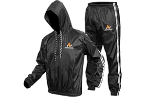 NORTH EDGE Men Heavy Duty Sauna Sweat Track Suit Gym Fitness Weight loss Slimming Boxing Fat