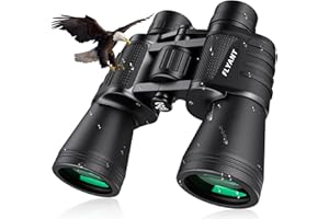 FLYANT 20x50 High Powered Binoculars for Adults, Waterproof Compact Binoculars with Low Light Vision, Ideal Essenstials for Travel Camping Bird Watching Cruise Hunting Football Games (Carrying Bag Included)