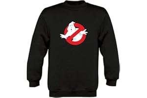 VESTIN Felpa Girocollo Bambino Ragazzo Basic Top qualità Top vestibilità - Ghost - novità Fashion Divertenti Humor Made in Italy