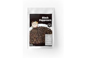 AROMA HERBS & SPICES SUPREME QUALITY Black Peppercorns | 100% Natural Whole Black Pepper | Perfect for Flavoring Your Dishes | Non-GMO | Premium Quality | 100g