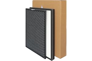 LRFdress Filtre compatible avec Philips AC3256/10, AC3259/10 et AC4550/10. Compatible avec le purificateur d'air Philips FY3432/10 (1 filtre Hepa et 1 filtre activé)