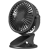 Aksesuarcı Sıkıştırmalı Şarj Edilebilir 3 Kademe Taşınabilir Kıska&ccedil;lı Mini Fan Sessiz Vantilat&ouml;r Soğutma