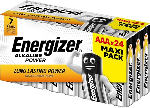 Energizer Alkaline Power AAA Batteries, 24 Pack
