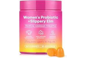 LTQXGT Probiotiques Gummies Flore Intime & Intestinale - 60 Gélules Saveur Ananas | Soutien de la Flore Vaginale et Digestive | Vegan, Sans Gluten