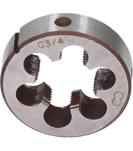 Filiera HSS M16 X 1,5 Sinistrorsa - Lama Filettatura Manuale DIN 223 In Scatola | Utensile Rotondo Per Acciaio, Qualità Industriale Per Meccanici - 2