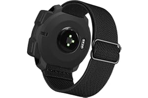 Songsier Bracelet pour Garmin Instinct, Souple Elastique Extensible Ultra Léger Nylon Sport Réglable Bracelet de Remplacement pour Garmin Instinct 2, Instinct Esports,Instinct Solar, Instinct 2 Solar